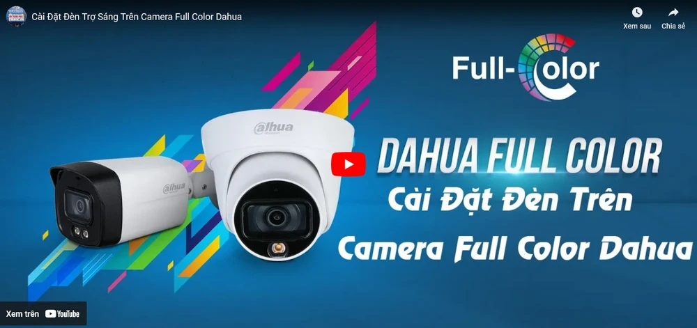 Bộ camera dahua full color