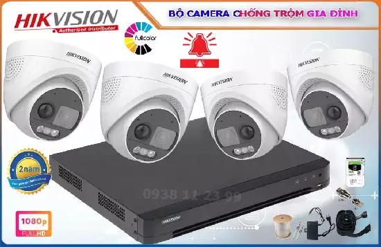  trọn bộ camera báo động chống trộm gia đình hiệu quả tích hợp cảnh báo chủ động âm thanh hình ảnh cảnh báo qua điện thoại nhanh chống thông qua phần mềm hikvision lắp camera chống trộm gia đình hiệu quả Hikvision