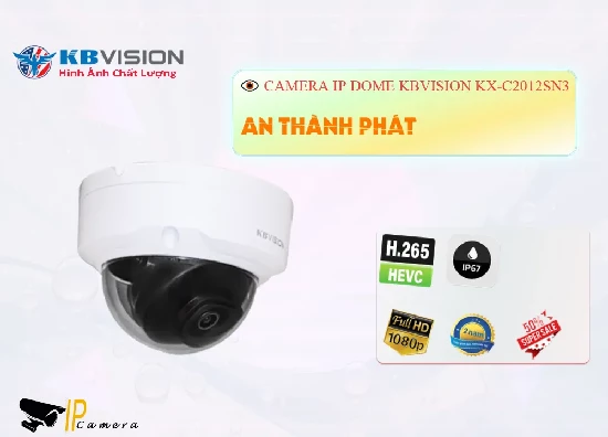  Lắp đặt camera IP KX-C2012SN3 là một sự lựa chọn lý tưởng cho các hệ thống giám sát an ninh chuyên nghiệp với chất lượng hình ảnh Full HD 1080P, chuẩn nén hình ảnh H.265/Smart H.264, ống kính 3.6mm cho góc nhìn rộng, tầm xa hồng ngoại 30m, hỗ trợ thẻ nhớ lớn đáp ứng nhu cầu quan sát cho người dùng