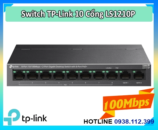 Lắp đặt camera Switch TP-Link LS1210P