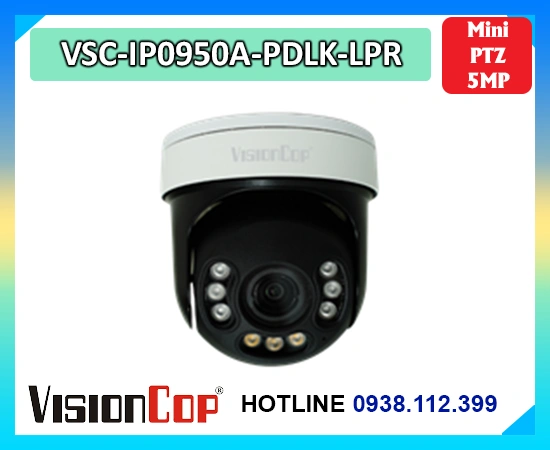 Lắp đặt camera Camera Ngoài Trời VSC-IP0950A-PDLK-LPR Độ Phân Giải 8MP