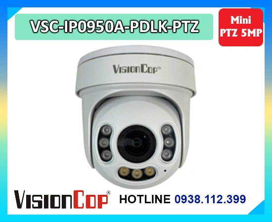 Lắp đặt camera VSC-IP0950A-PDLK-PTZ Camera Mini PTZ 5.0MP