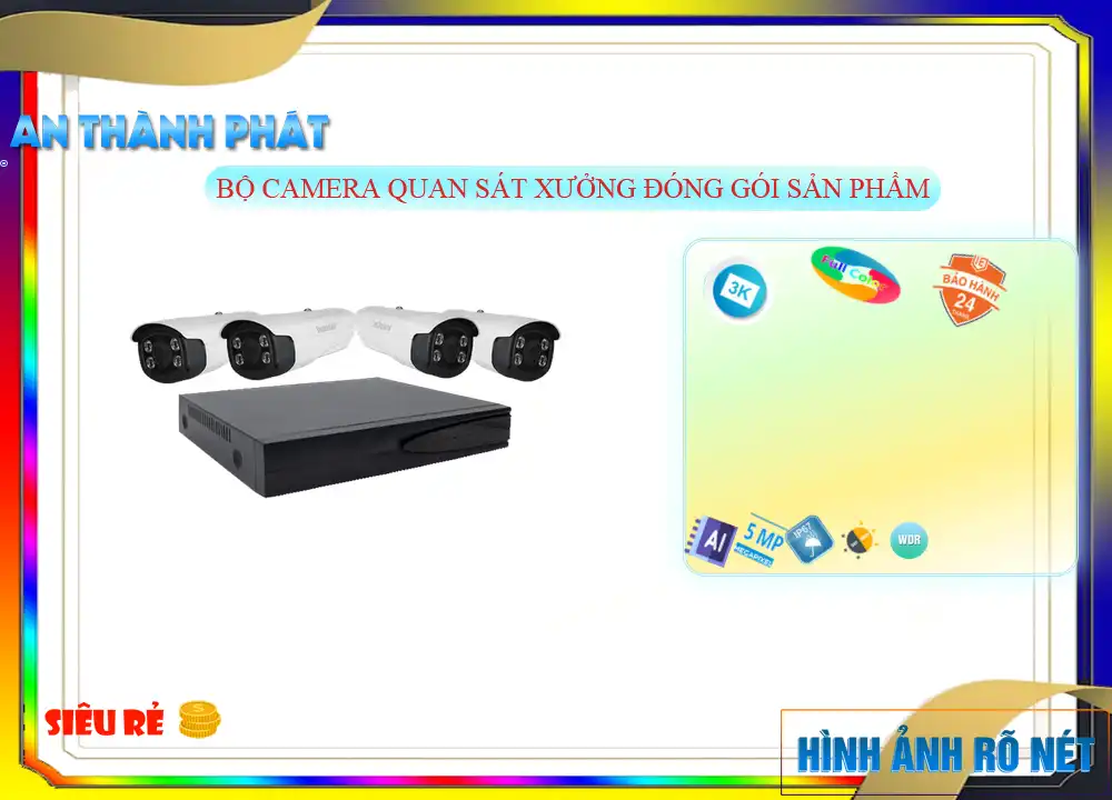 camera quan sát xưởng đóng gói sản phẩm, camera giám sát xưởng sản xuất, hệ thống camera quan sát công nghiệp, giải pháp camera quan sát cho xưởng sản xuất, bộ camera an ninh xưởng đóng gói sản phẩm