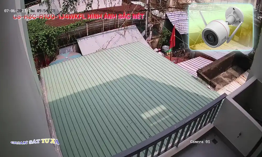 CS-H3c-R100-1J4WKFL sắc nét Wifi Ezviz