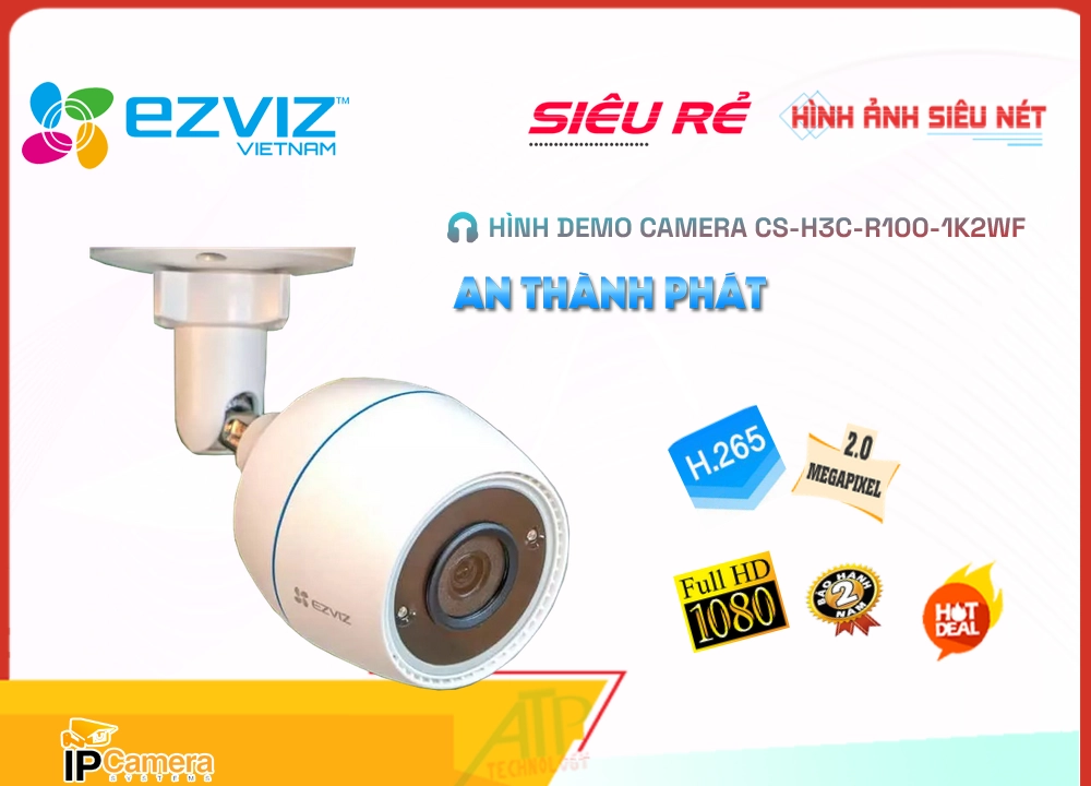 Camera Wifi CS-H3c-R100-1K2WF Wifi Ezviz giá rẻ chất lượng cao Camera Wifi CS-H3c-R100-1K2WF Wifi Ezviz giá rẻ chất lượng cao