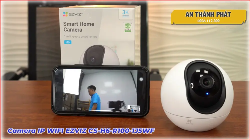CS-H6-R100-1J5WF sắc nét Wifi Ezviz