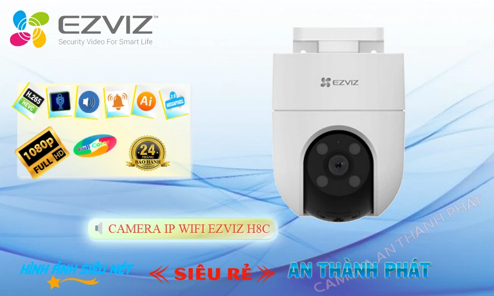 CS-H8c-R100-1J4WKFL sắc nét Wifi Ezviz ➠
