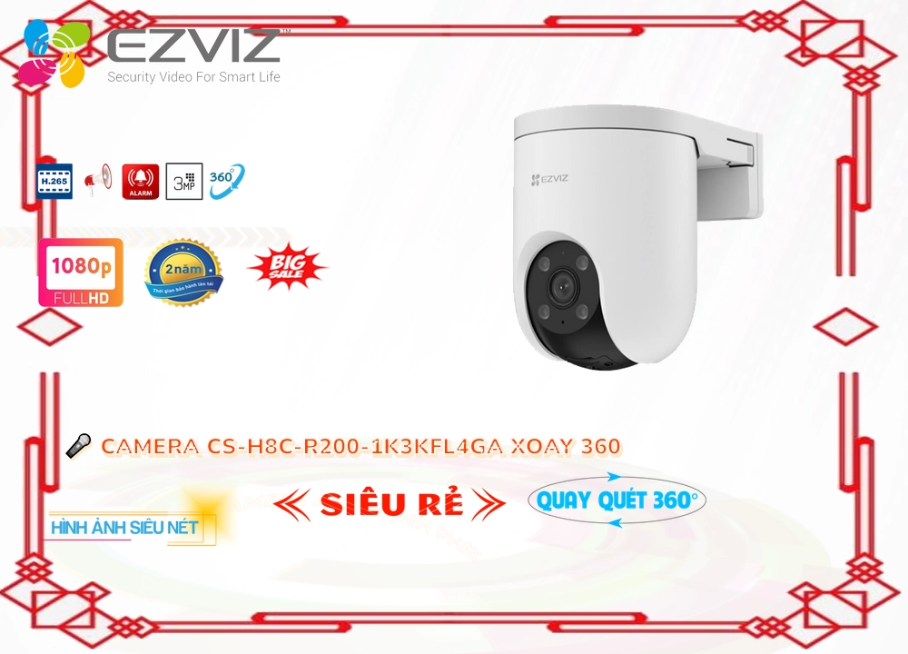 CS-H8c-R200-1K3KFL4GA Camera Wifi Giá rẻ Wifi Ezviz ❇ CS-H8c-R200-1K3KFL4GA Camera Wifi Giá rẻ Wifi Ezviz ❇
