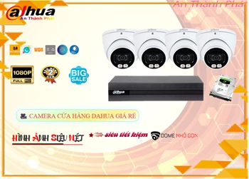 Bộ camera Dahua full color, camera Dahua full color, camera ngày đêm Dahua, giải pháp camera Dahua, camera giám sát Dahua, hệ thống camera Dahua, lắp camera dahua full color