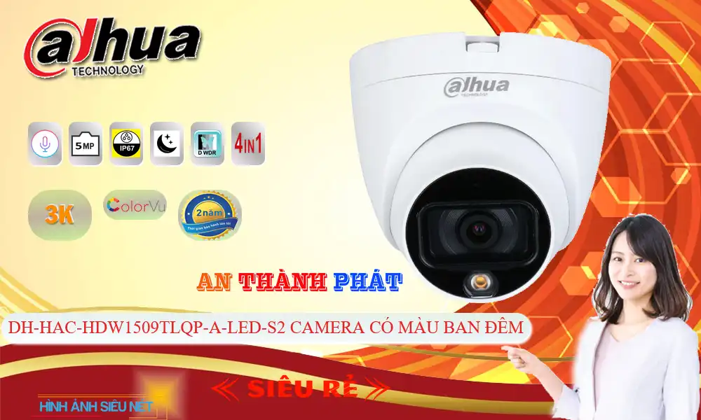 DH-HAC-HDW1509TLQP-A-LED-S2 sắc nét Dahua