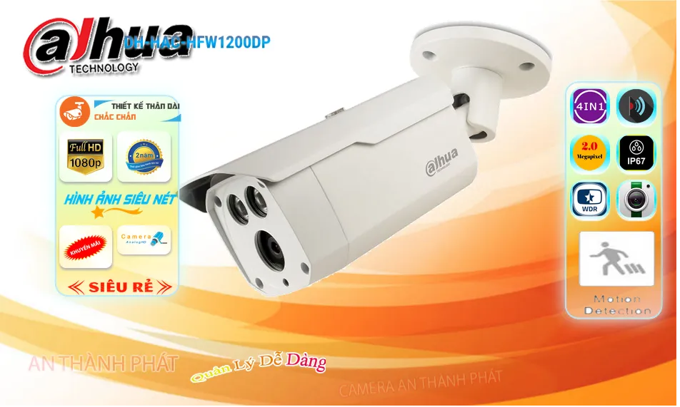 DH-HAC-HFW1200DP sắc nét Dahua DH-HAC-HFW1200DP sắc nét Dahua