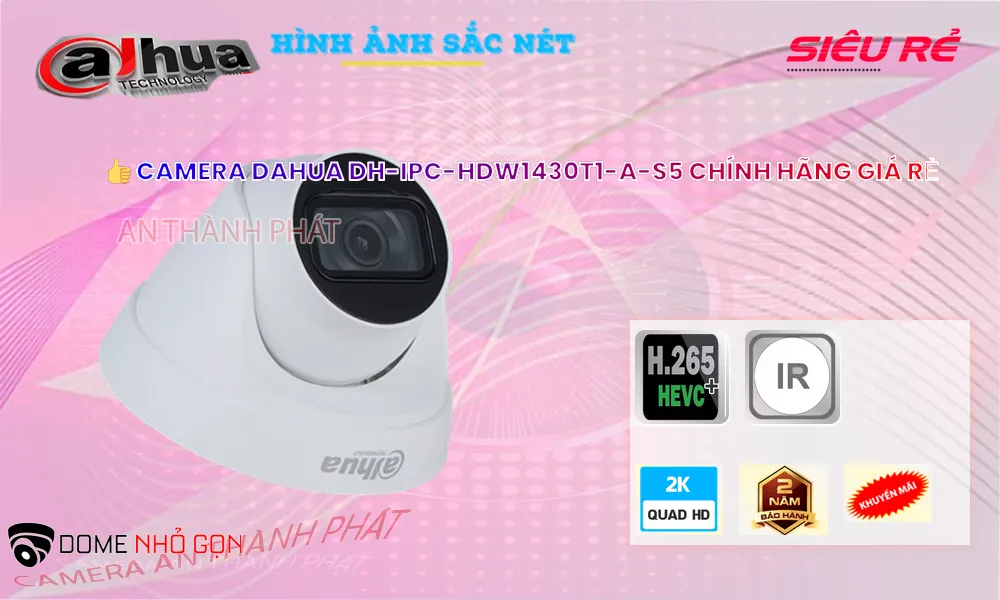DH-IPC-HDW1430T1-A-S5 sắc nét Dahua DH-IPC-HDW1430T1-A-S5 sắc nét Dahua