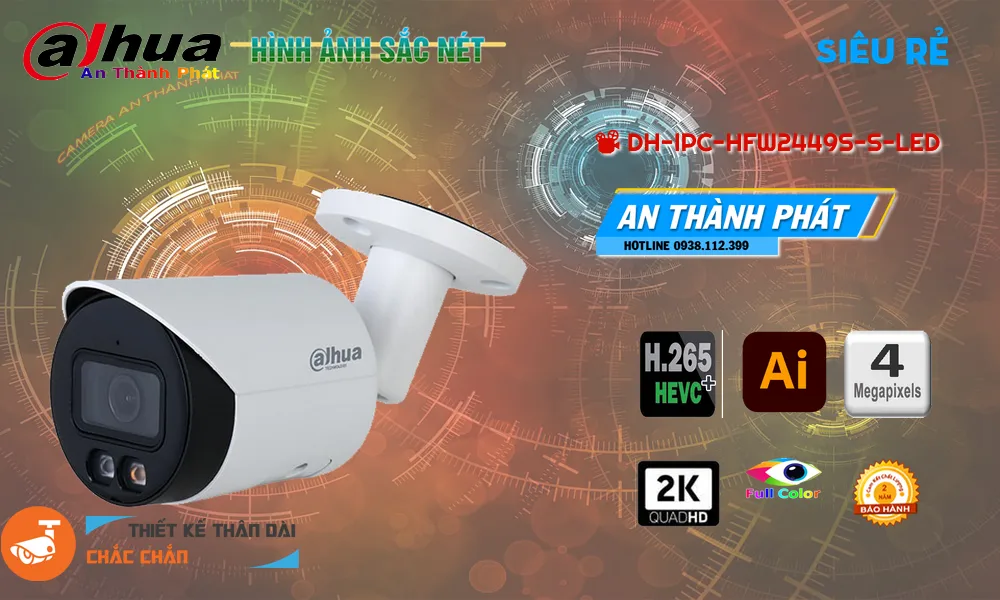 ❇  Camera DH-IPC-HDW2449T-S-LED Thiết kế Đẹp