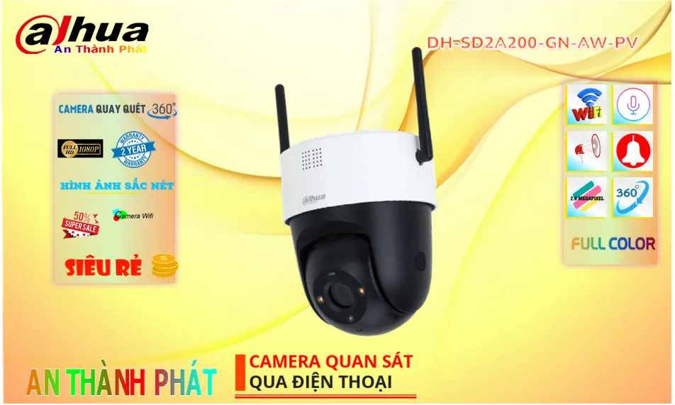 DH-SD2A200-GN-AW-PV sắc nét Dahua