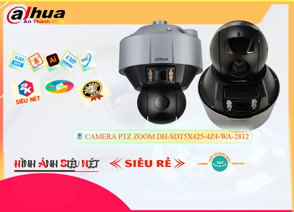 DH-SDT5X425-4Z4-WA-2812 sắc nét Dahua DH-SDT5X425-4Z4-WA-2812 sắc nét Dahua