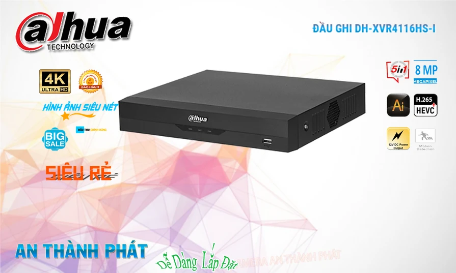 DH-XVR4116HS-I sắc nét Dahua