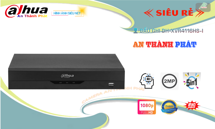 DH-XVR4116HS-I sắc nét Dahua