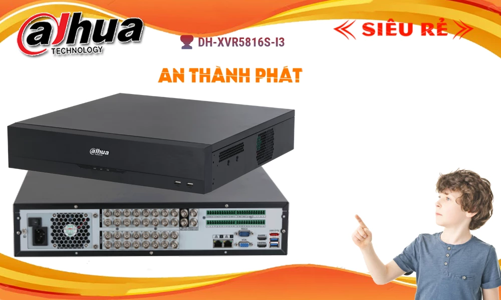 DH-XVR5816S-I3 sắc nét Dahua