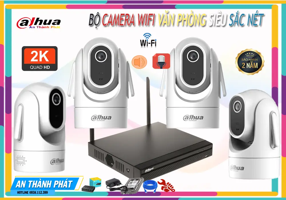 Trọn Bộ Camera Wifi Văn Phòng Siêu Nét Ultra 2K, camera wifi văn phòng, camera wifi siêu nét, camera wifi 2K, camera wifi cho văn phòng, trọn bộ camera wifi, camera wifi ultra 2K, camera wifi chất lượng