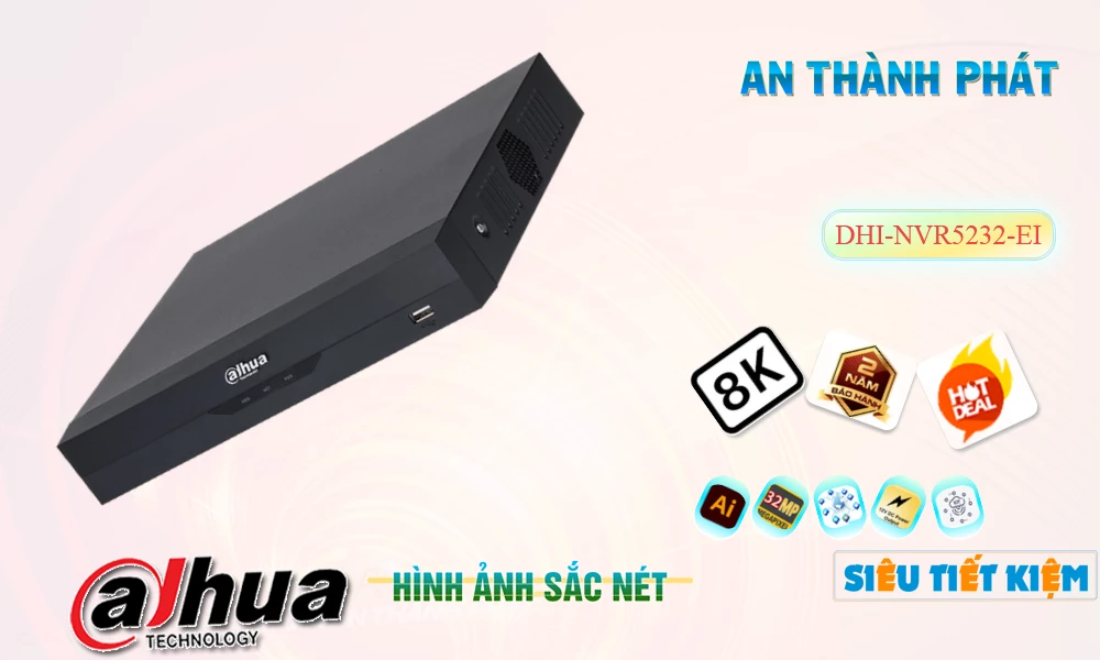 DHI-NVR5232-EI sắc nét Dahua