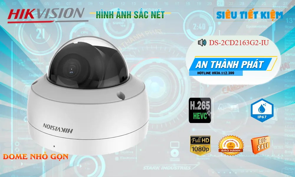 Camera DS-2CD2163G2-IU Hikvision Camera DS-2CD2163G2-IU Hikvision