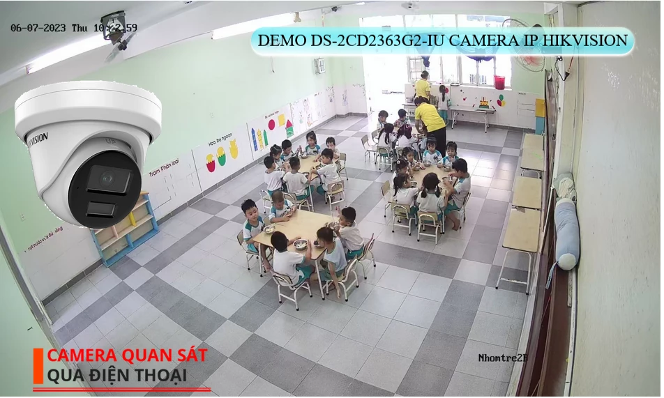 DS-2CD2363G2-IU sắc nét Hikvision DS-2CD2363G2-IU sắc nét Hikvision