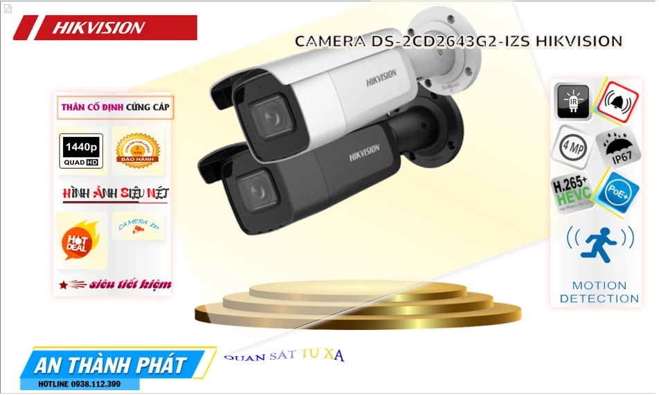 Camera Hikvision DS-2CD2643G2-IZS Camera Hikvision DS-2CD2643G2-IZS