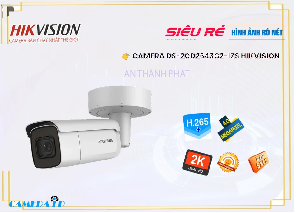 Camera Hikvision DS-2CD2643G2-IZS Camera Hikvision DS-2CD2643G2-IZS