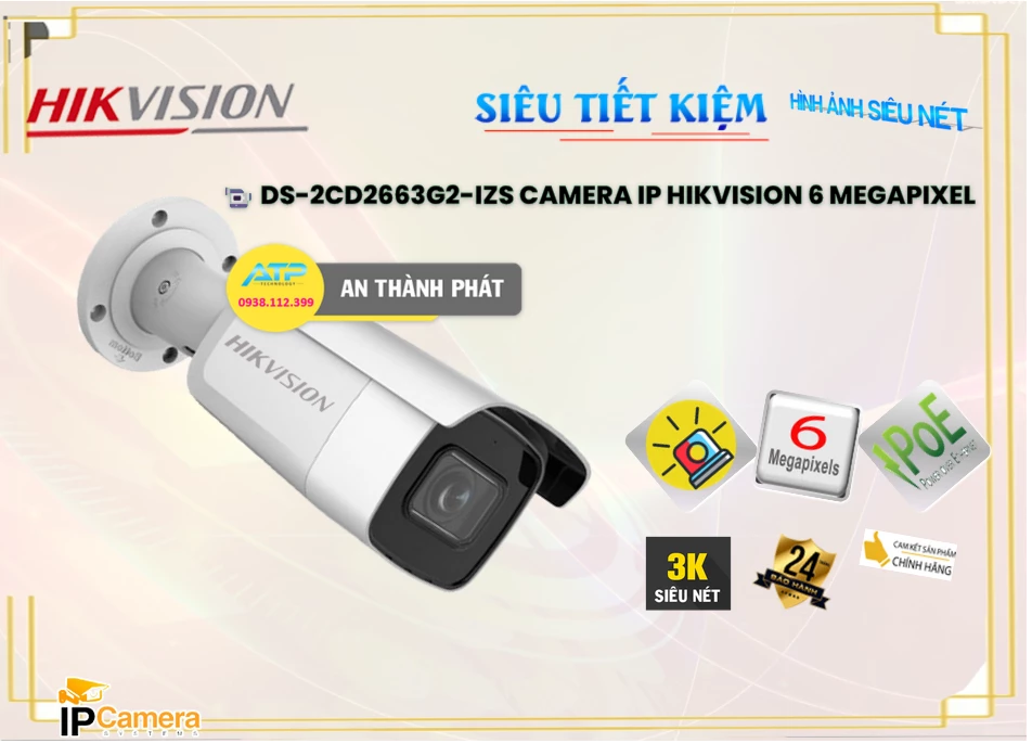 Camera Zoom 6MP Hikvision DS-2CD2663G2-IZS,DS-2CD2663G2-IZS Đang giảm giá,DS-2CD2663G2-IZS bán chạy nhất,Thông số DS-2CD2663G2-IZS Công Nghệ IP ,Bán rẻ DS-2CD2663G2-IZS,Giá DS-2CD2663G2-IZS Hình ảnh sắc nét với Ultra 4k lite ,Nhà Phân Phối ,DS-2CD2663G2-IZS Bán Sỉ,Giá Bán DS-2CD2663G2-IZS,Điểm bán DS-2CD2663G2-IZS,thông số DS-2CD2663G2-IZS,DS-2CD2663G2-IZS Giá rẻ nhất,DS-2CD2663G2-IZS Giá Khuyến Mãi
