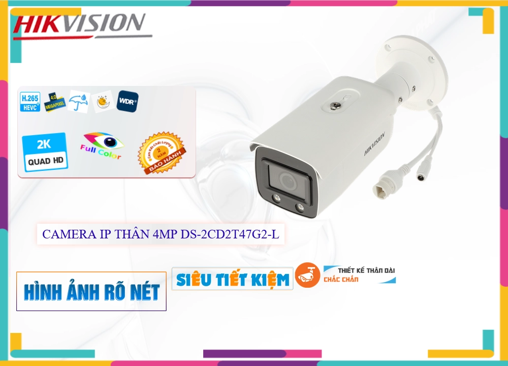 Camera Giá Rẻ Hikvision DS-2CD2T47G2-L Ip Sắc Nét Giá rẻ Camera Giá Rẻ Hikvision DS-2CD2T47G2-L Ip Sắc Nét Giá rẻ
