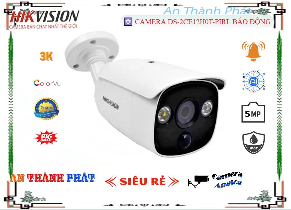DS-2CE12H0T-PIRLO sắc nét Hikvision DS-2CE12H0T-PIRLO sắc nét Hikvision