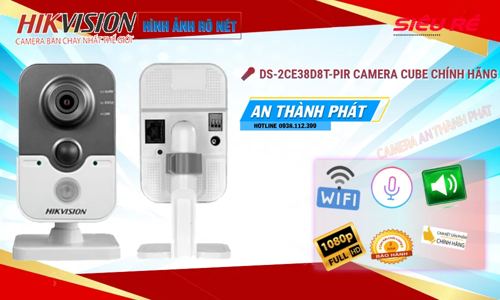 DS-2CE38D8T-PIR sắc nét Hikvision