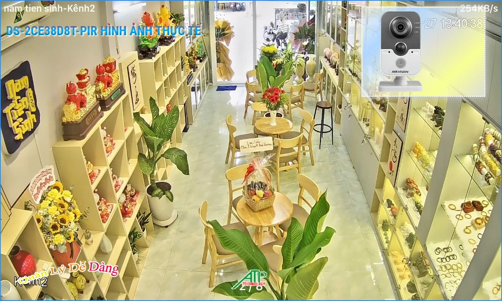 DS-2CE38D8T-PIR sắc nét Hikvision