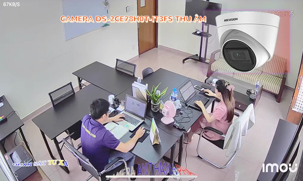 ➠  DS-2CE78H0T-IT3FS sắc nét Hikvision