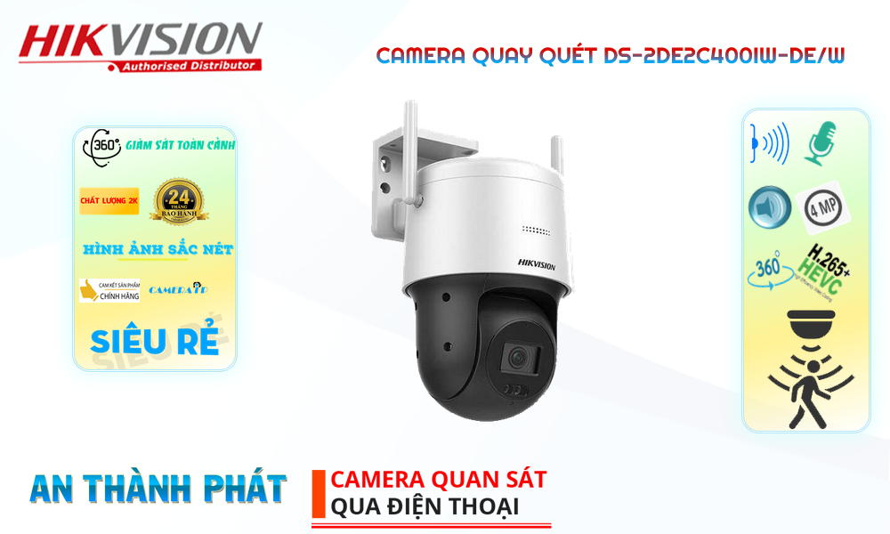 DS-2DE2C400IW-DE/W sắc nét Hikvision DS-2DE2C400IW-DE/W sắc nét Hikvision