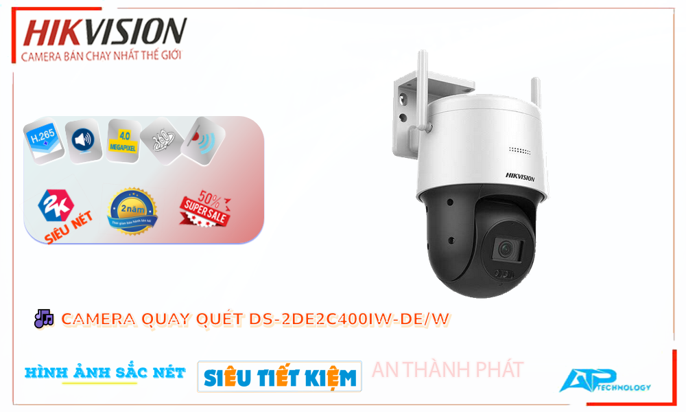 DS-2DE2C400IW-DE/W sắc nét Hikvision DS-2DE2C400IW-DE/W sắc nét Hikvision