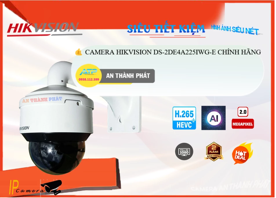 DS-2DE4A225IWG-E sắc nét Hikvision DS-2DE4A225IWG-E sắc nét Hikvision