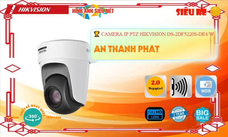 Camera Hikvision DS-2DF5220S-DE4/W
