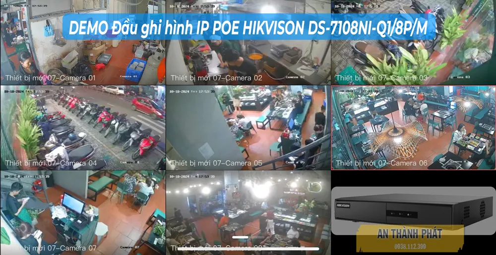 DS-7108NI-Q1/8P/M sắc nét Hikvision