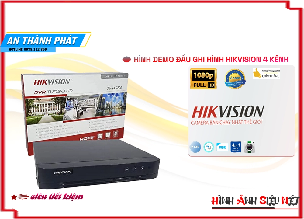 ❇ Đầu Thu KTS Hikvision DS-7204HGHI-K1 Giá tốt ❇ Đầu Thu KTS Hikvision DS-7204HGHI-K1 Giá tốt