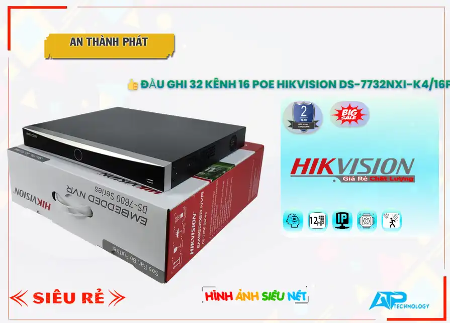 ➠ DS-7732NXI-K4/16P sắc nét Hikvision ➠ DS-7732NXI-K4/16P sắc nét Hikvision