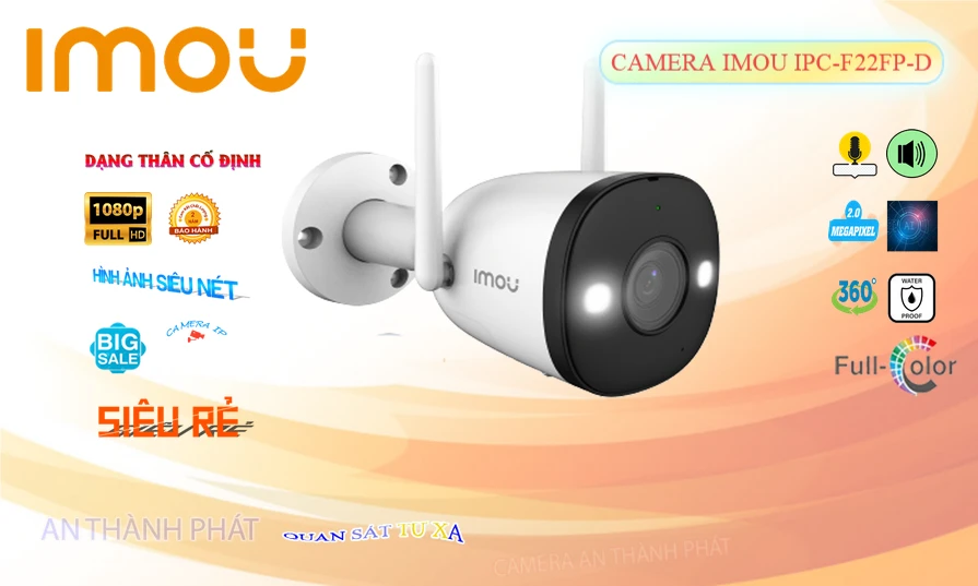 IPC-F22FP-D sắc nét Wifi Imou IPC-F22FP-D sắc nét Wifi Imou