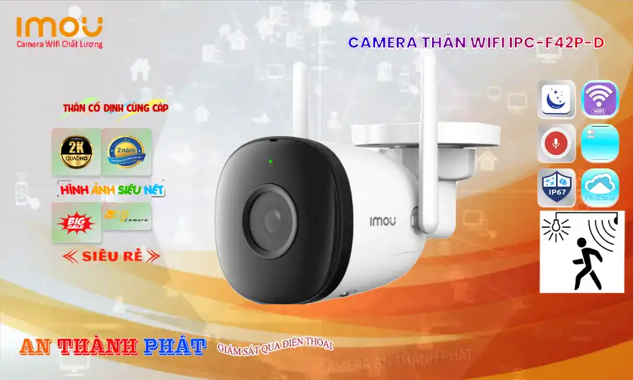 Camera IPC-F42P-D Thiết kế Đẹp