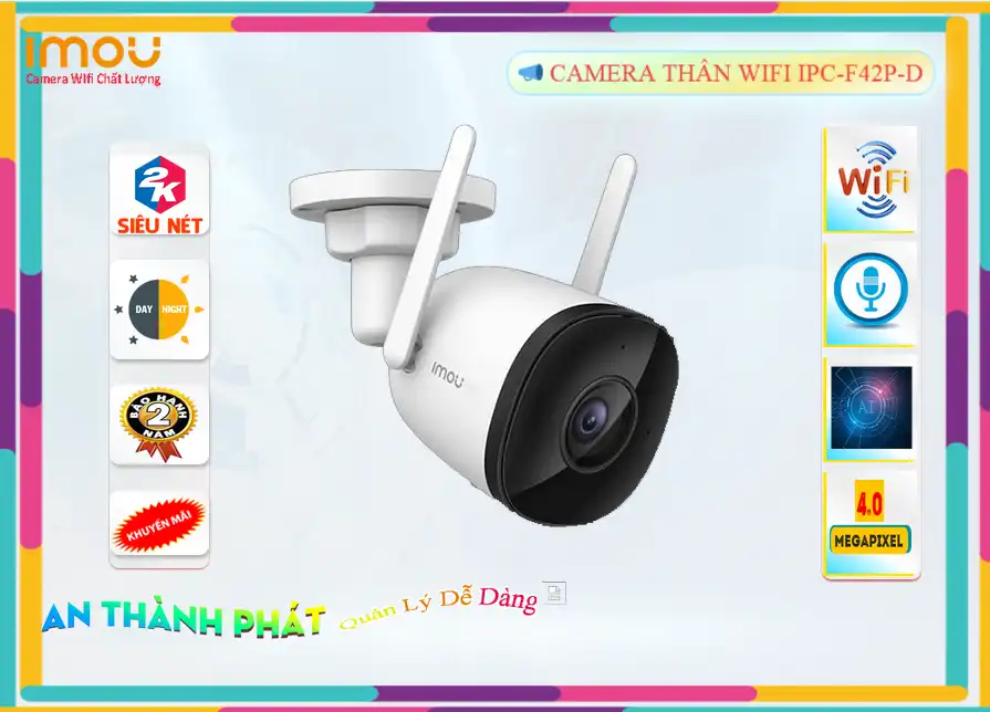 Camera IPC-F42P-D Thiết kế Đẹp