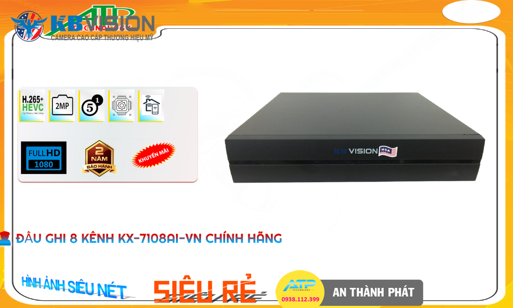 Đầu Thu KX-7108Ai-VN KBvision Đầu Thu KX-7108Ai-VN KBvision