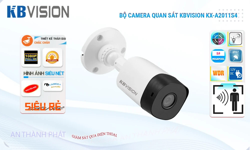 KX-A2011S4 KBvision đang khuyến mãi
