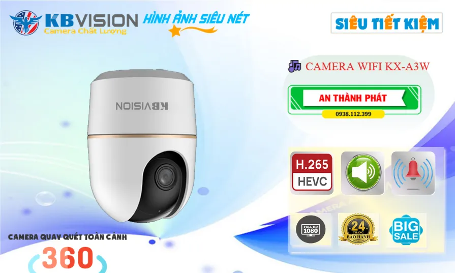 Camera Wifi KBvision KX-A3W Camera Wifi KBvision KX-A3W