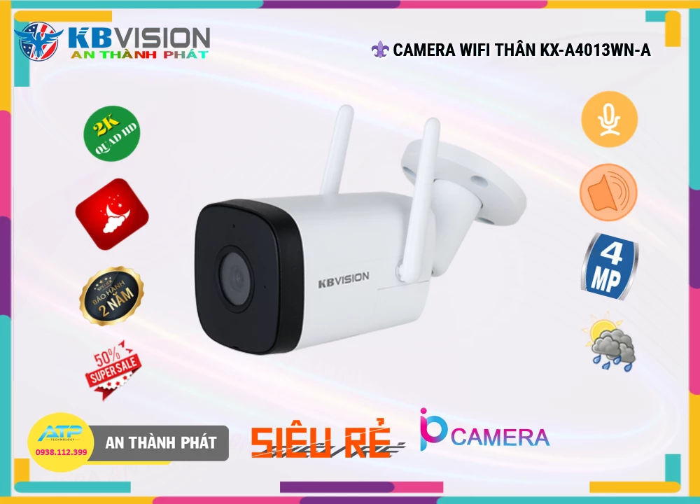 KX-A4013WN-A sắc nét KBvision KX-A4013WN-A sắc nét KBvision