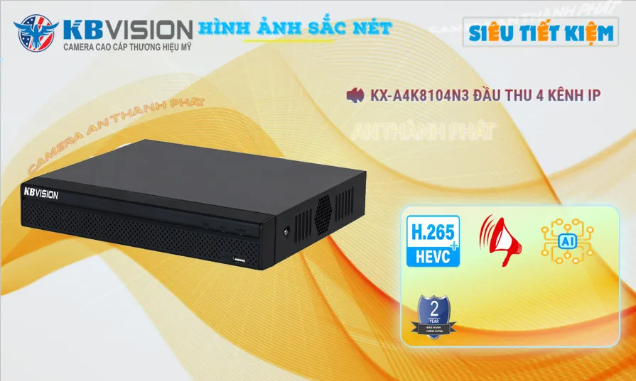 Đầu Ghi KX-A4K8104N3 Công Nghệ Mới Đầu Ghi KX-A4K8104N3 Công Nghệ Mới
