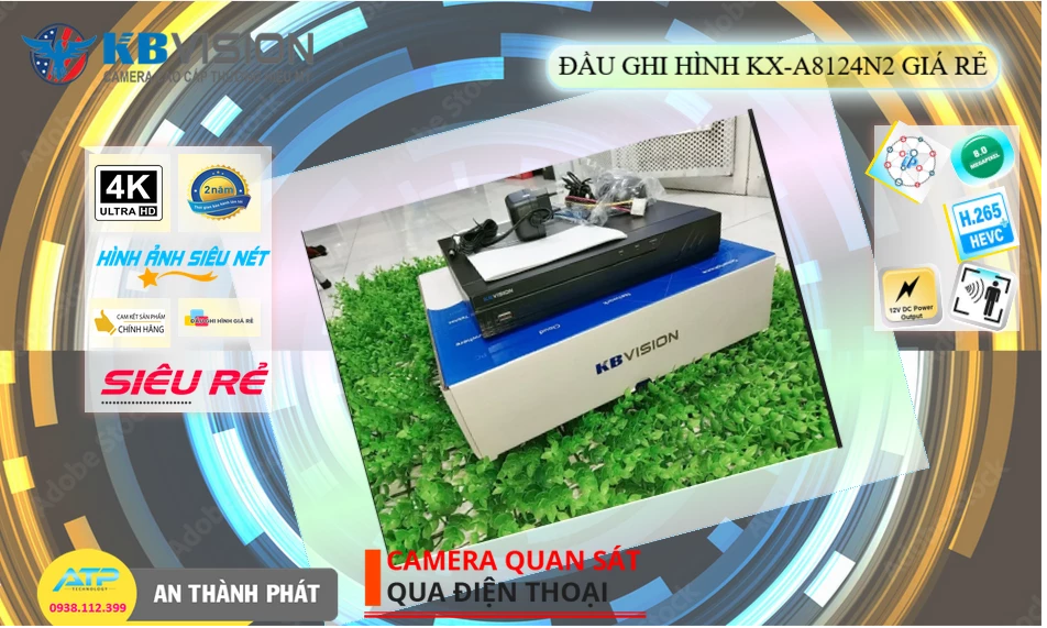 KX-A8124N2 sắc nét KBvision KX-A8124N2 sắc nét KBvision